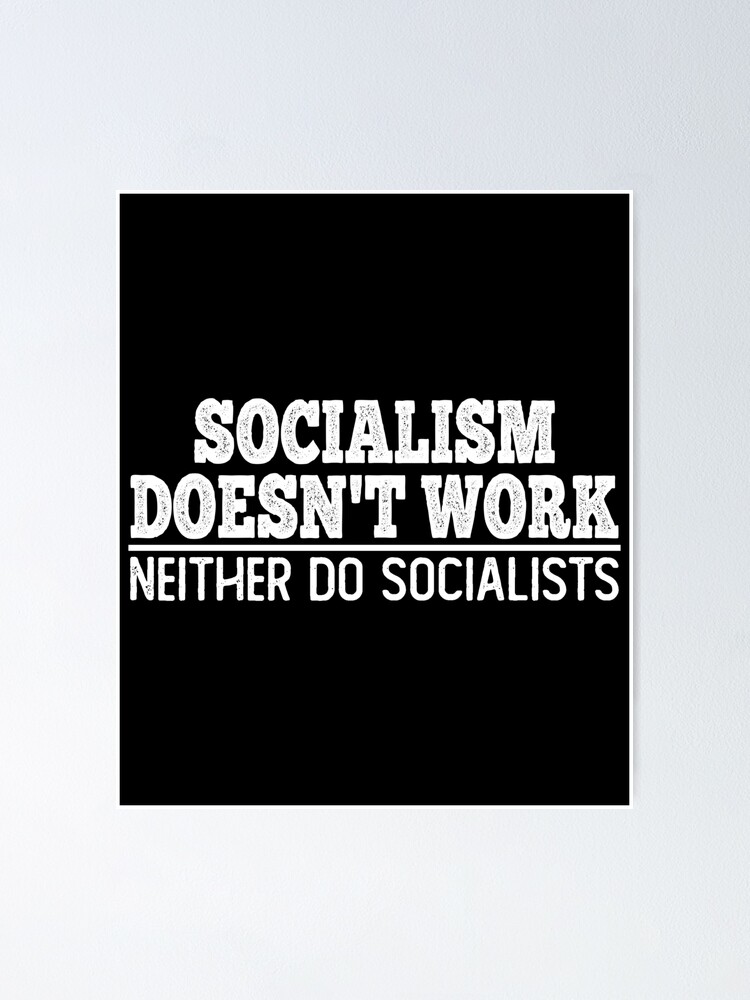 Funny Anti Socialism Quote Anti Socialist Meme Pro Capitalist Shirt  Greeting Card for Sale by drwigglebutts