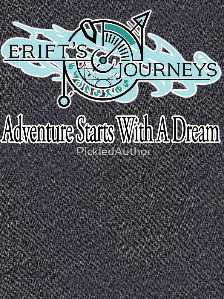 Thumbnail 5 of 5, Lightweight Hoodie, Adventure Starts With A Dream designed and sold by PickledAuthor.