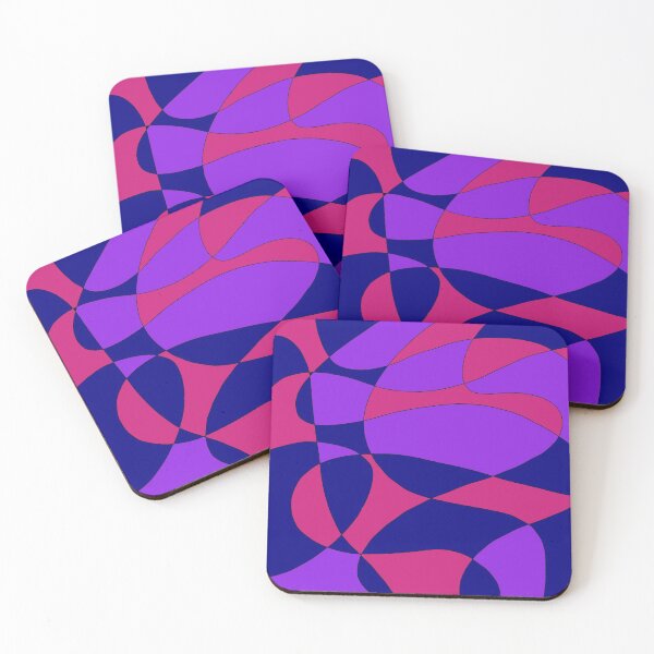 Item preview, Bi bisexual flag stealth abstract art design designed and sold by tragiciandesign.