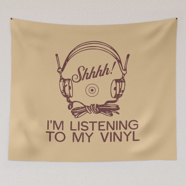 Item preview, Vinyl  shhh! I'm listening to my vinyl designed and sold by sandpiperstudio.