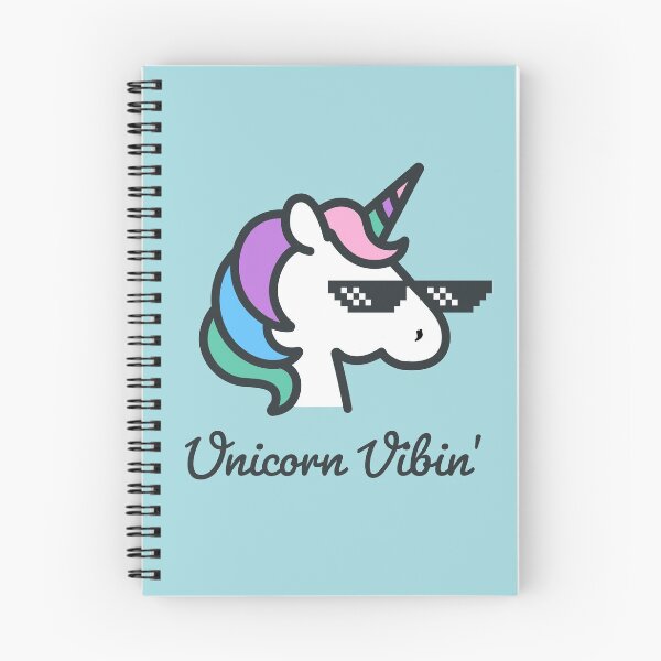 Item preview, Unicorn Vibin’ Funny Summer Design - Pastel Rainbow Unicorn Wearing Sunglasses and Vibing  designed and sold by SteamParliament.