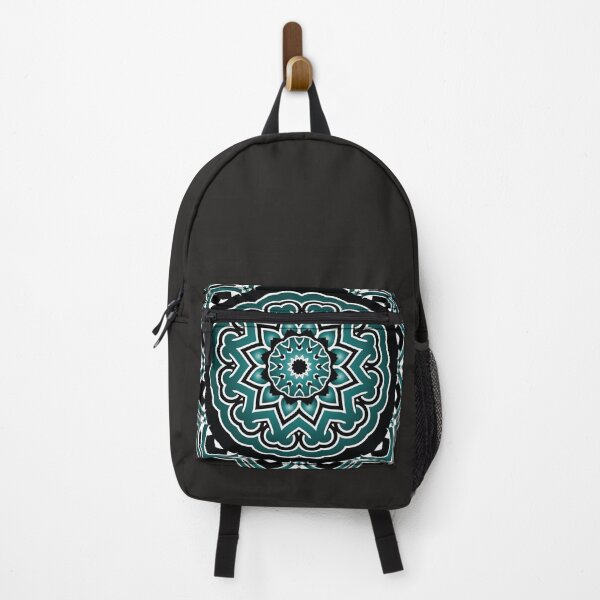 Item preview, Black and Teal Mandala Art designed and sold by venella.