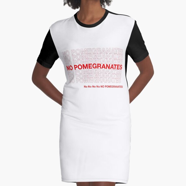 NO POMEGRANATES Graphic T-Shirt Dress