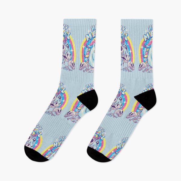 Item preview, Heavy Metal Unicorn | Funny Cute Dead Unicorn Skull Death Thrash Doom Groove Metal Core Cat Hail Satan Cool Rad Stupid Humour Headbanger Girl Mom Dad Kid 80s 90s Rock Old Cartoon Art in Pastel Colors designed and sold by Any Color Designs.
