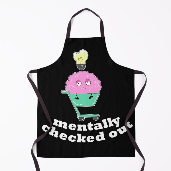 Item preview, Mentally Checked Out White Text designed and sold by kuremureDesign.