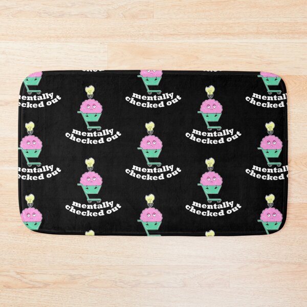Item preview, Mentally Checked Out White Text designed and sold by kuremureDesign.