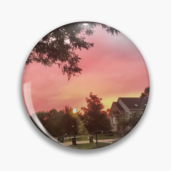 Item preview, Peaceful pink and purple sunset  designed and sold by Tati Tamura.