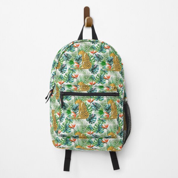 Item preview, Leopard with palm trees designed and sold by Tati Tamura.