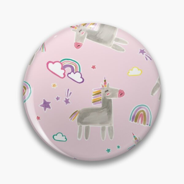 Item preview, Happy Unicorns Pink designed and sold by NeusCarreras.