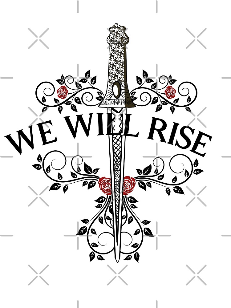 We Will Rise - From Blood and Ash Novel - Kingdom of Flesh and Fire "  Greeting Card for Sale by ThoughtfulS | Redbubble