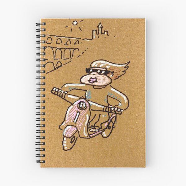 Item preview, Impossibly Stylish Scooter Ape Roars Past Aqueduct designed and sold by Walter Moore.