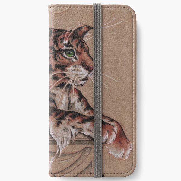 Fairy Tiger - all about the ear tufts iPhone Wallet