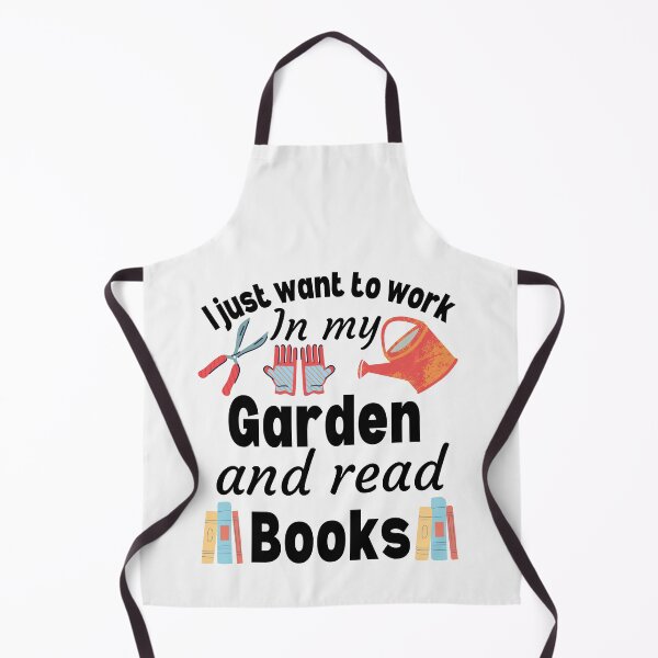 Item preview, I just want to work in my garden and read books, i love reading and farming designed and sold by BlackAble.