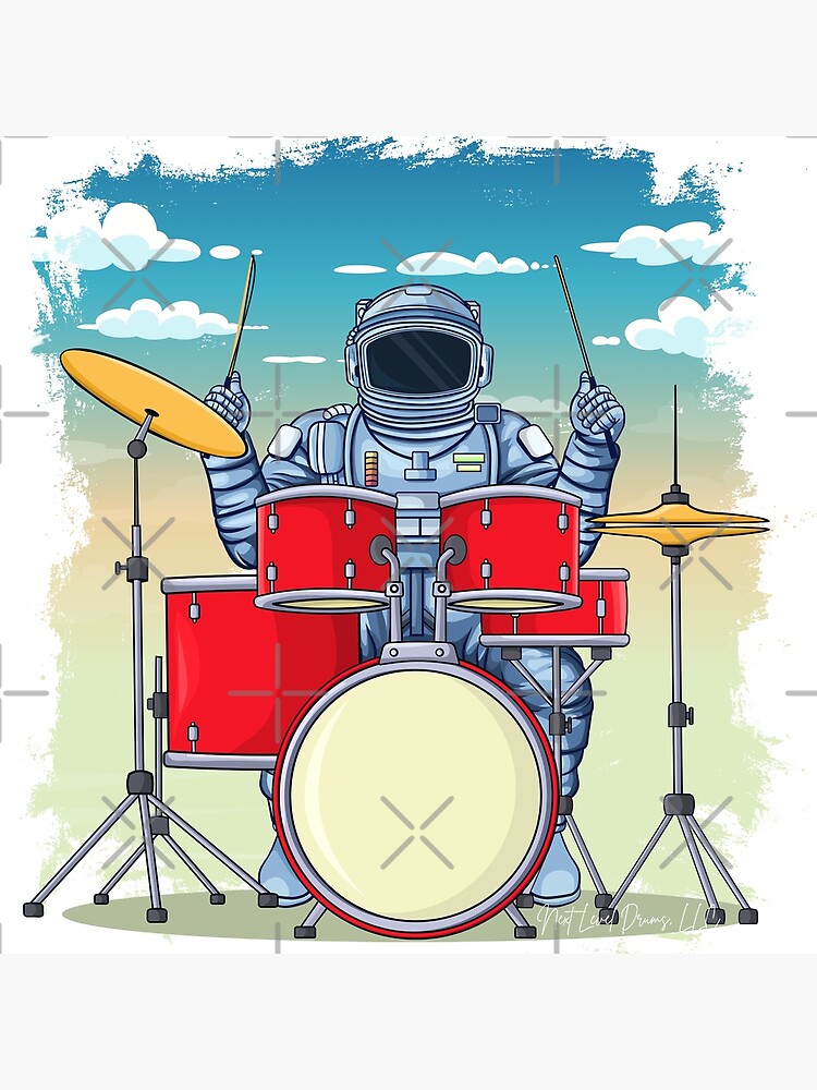 Astronaut Drummer by Nextleveldrums1