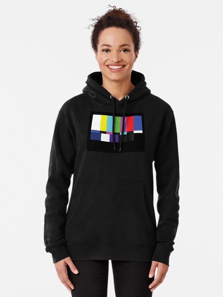 No Signal SMPTE TV COLOR BARS TEST PATTERN | Pullover Hoodie