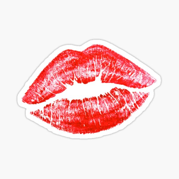 Lips Stickers 20/50 Lipstick Mouths Kissing Pouting Scrapbookin Decal CardMaking