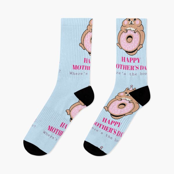 Item preview, Happy Mother’s Day Where’s the Boob Gerbil Eating Donut Design designed and sold by boopsblunt.