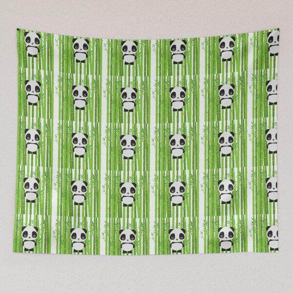 Item preview, Baby Panda with bamboos designed and sold by Tati Tamura.