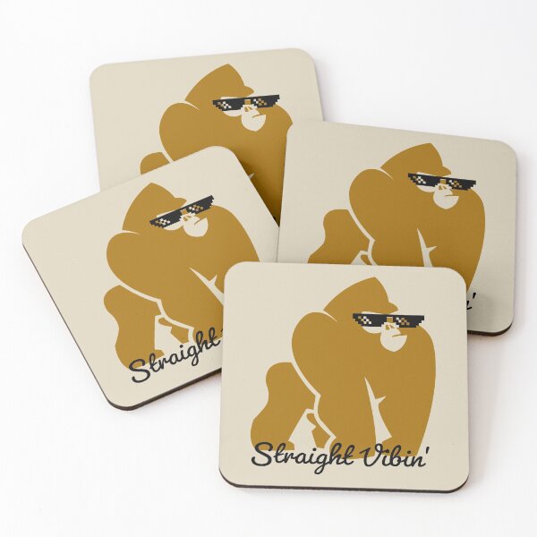 Item preview, Straight Vibin’ Gorilla With Sunglasses - Funny Summer Design for Men designed and sold by SteamParliament.