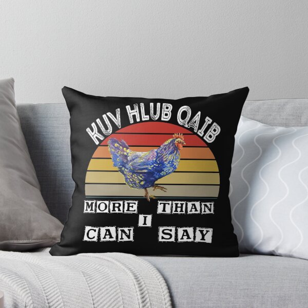 Item preview, Kuv hlub qaib more than I can say VINTAGE Gift For Parents Boys Women Kids Him Her Family designed and sold by videogames86.