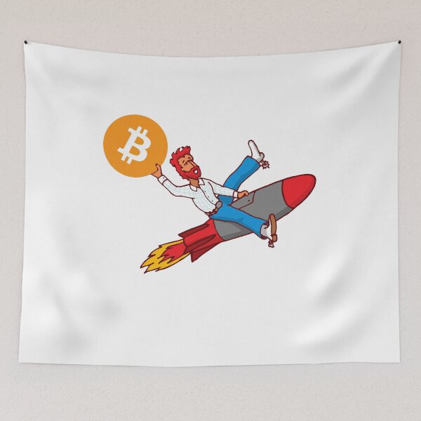 Artikelvorschau, Bitcoin BTC, Cryptocurrency Cowboy entworfen und verkauft von WinningUniverse.