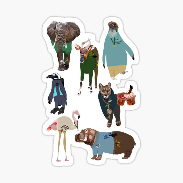Item preview, Animals as Zookeepers  designed and sold by thezoogirl.
