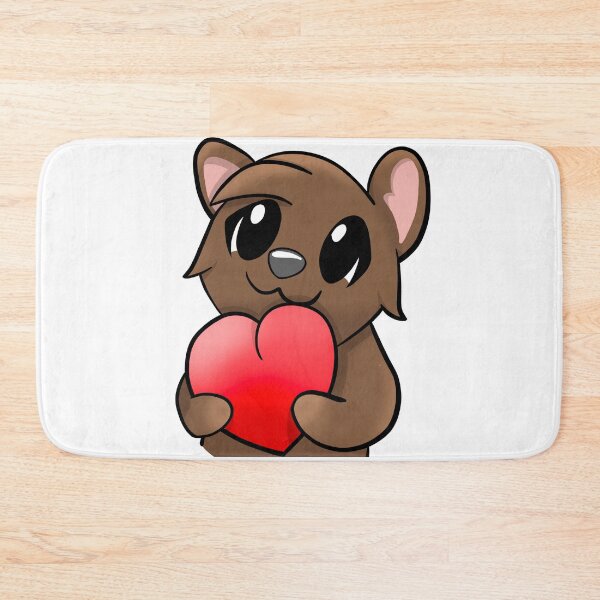 Item preview, Here to steal hearts. Brown bear with a heart. Sweet little bear shows his love. designed and sold by LufikamiDesign.