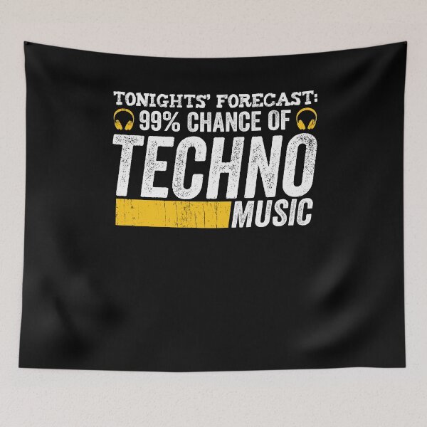 Item preview, Techno Music Rave Funny designed and sold by mBshirts.