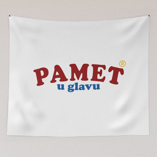 Item preview, Pamet u glavu smesno majica designed and sold by TinThor.