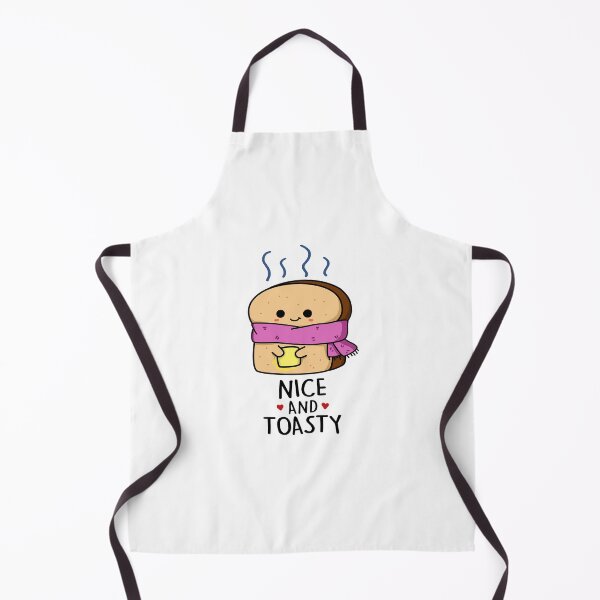 Item preview, Nice And Toasty Funny Toast Puns designed and sold by punnybone.