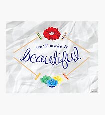 Make It Beautiful — Heathers: the Musical Photographic Print