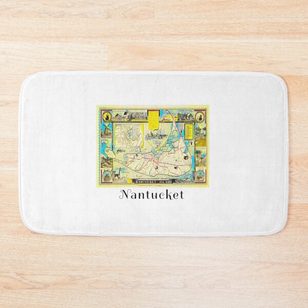 Item preview, Vintage Map Of Nantucket Island designed and sold by Mizjean.