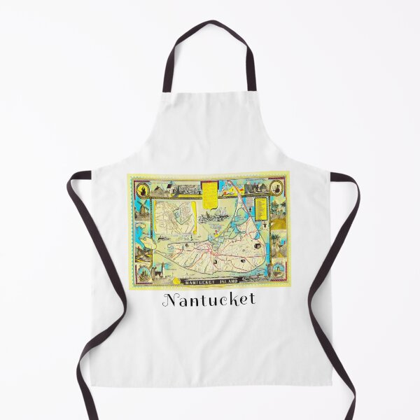 Item preview, Vintage Map Of Nantucket Island designed and sold by Mizjean.