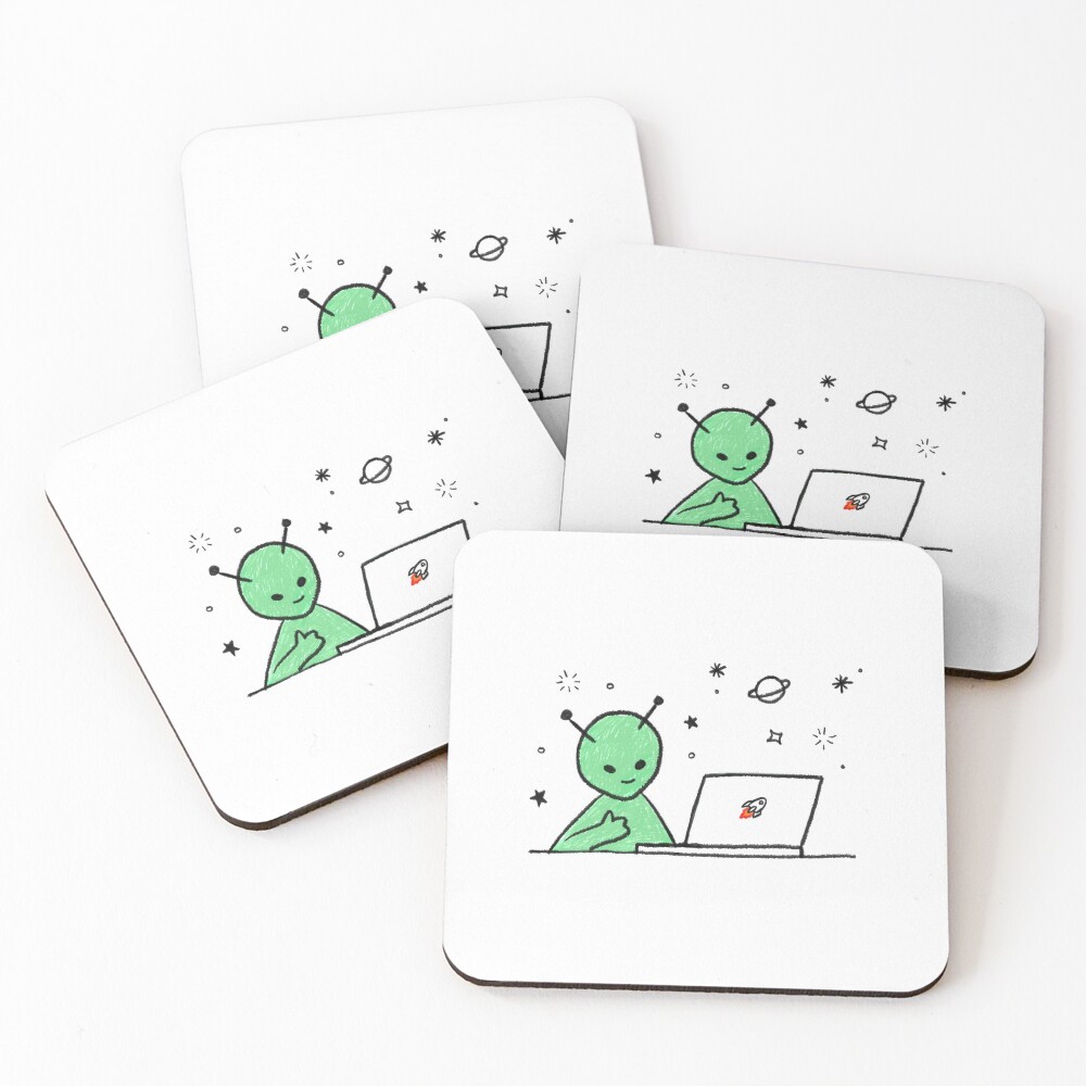 Item preview, Coasters (Set of 4) designed and sold by RedsStickerShop.