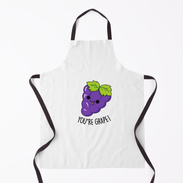 Item preview, You're Grape Funny Fruit Puns designed and sold by punnybone.