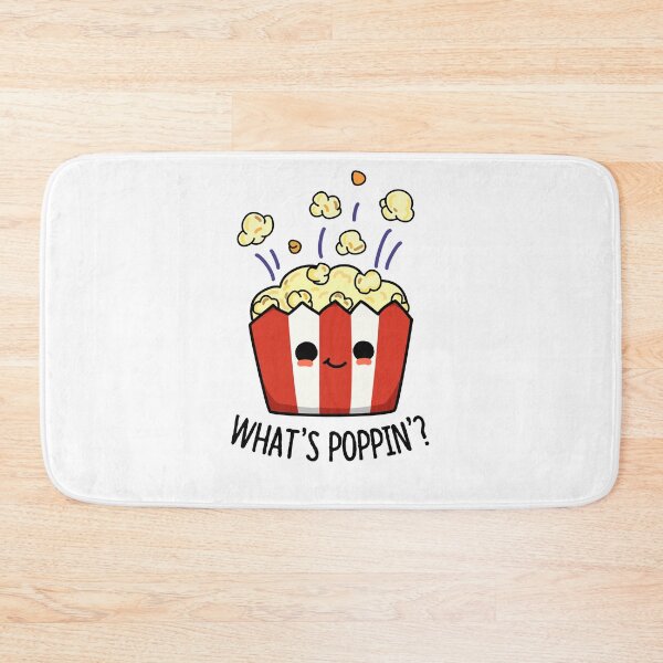 Item preview, What's Poppin Funny Popcorn Puns  designed and sold by punnybone.