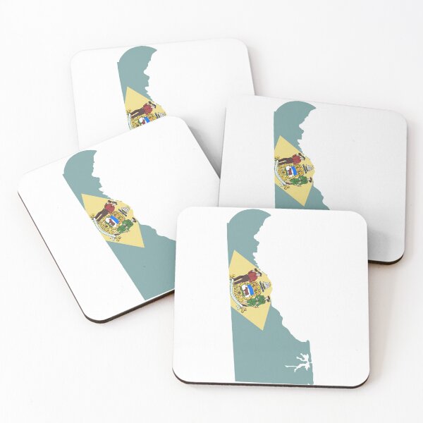Item preview, Delaware Flag State Border  designed and sold by NileCoyote.