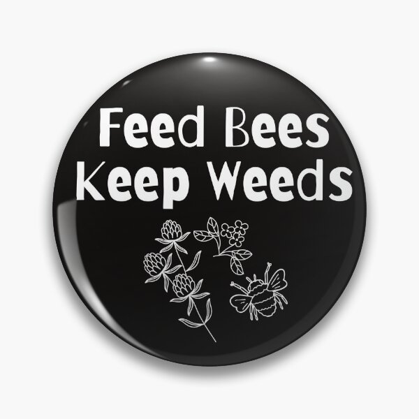 Item preview, Feed Bees Keep Weeds Pollinator Garden Design designed and sold by EarthArtDesigns.