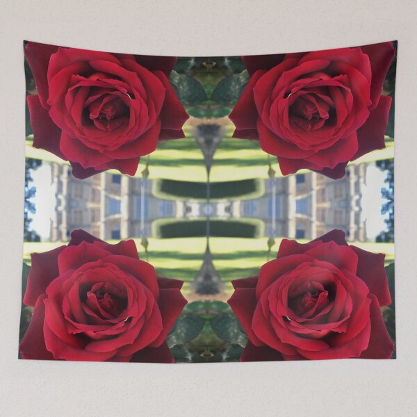 Item preview, Botanical Divine - Mr Lincoln blooms at UTAS, Symmetry of Love  designed and sold by RoseAromas.