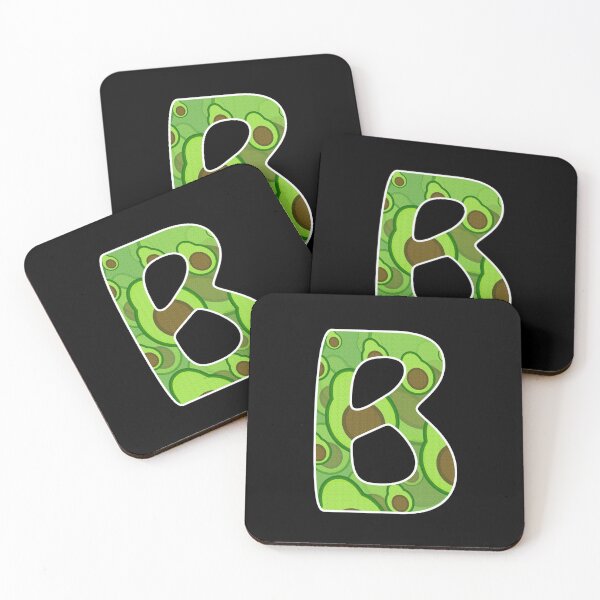 Item preview, Avocado Pattern Monogram - Letter B designed and sold by dylanxh.
