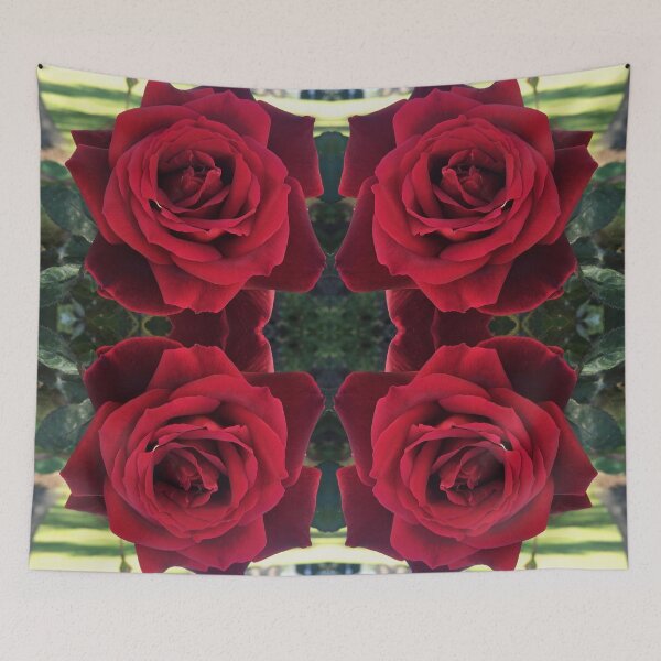 Item preview, Botanical Divine - Mr Lincoln blooms at UTAS, Symmetry of Love  designed and sold by RoseAromas.