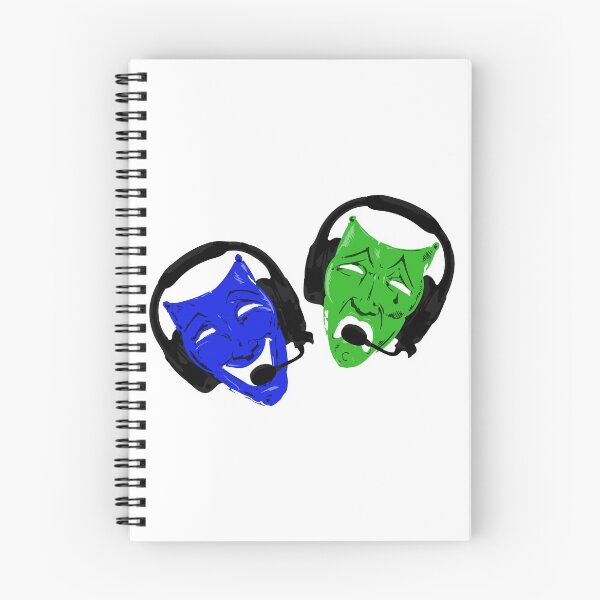 Item preview, Theatre Faces - Blue, Green designed and sold by KiannasMind.