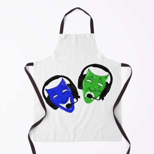 Item preview, Theatre Faces - Blue, Green designed and sold by KiannasMind.