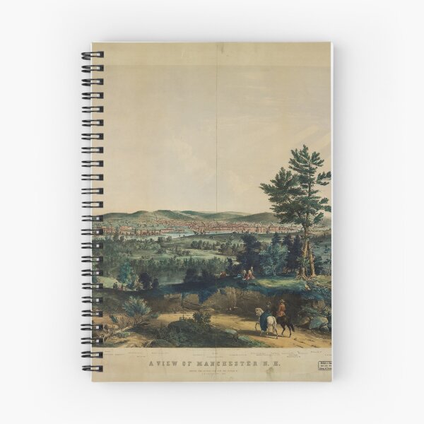 Item preview, Manchester, New Hampshire (1855) designed and sold by allhistory.