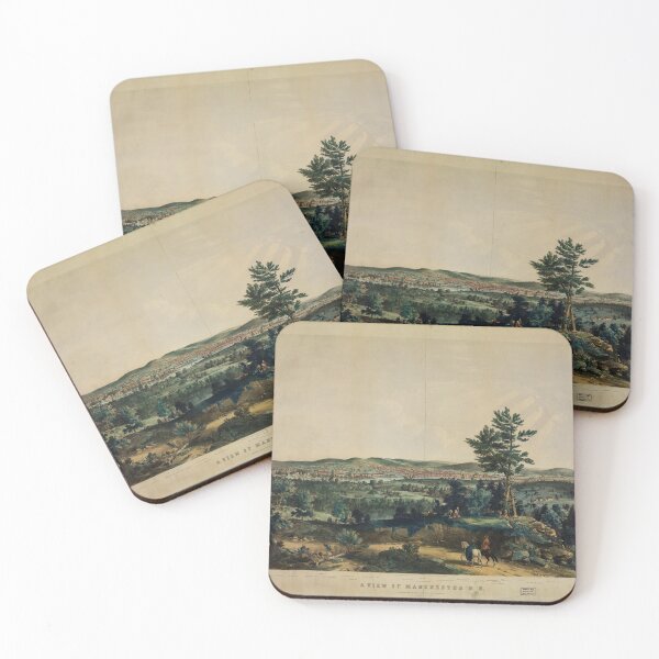 Item preview, Manchester, New Hampshire (1855) designed and sold by allhistory.