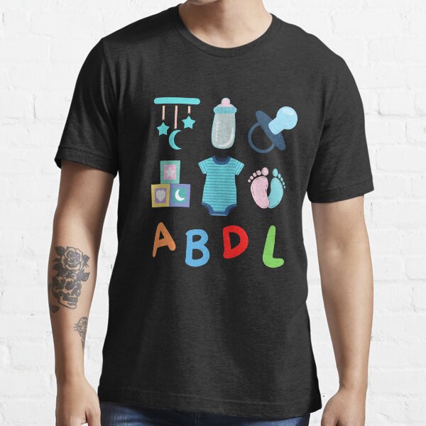 ABDL (amateur de couches pour bébés adultes) Age Regression Agere T-shirt essentiel