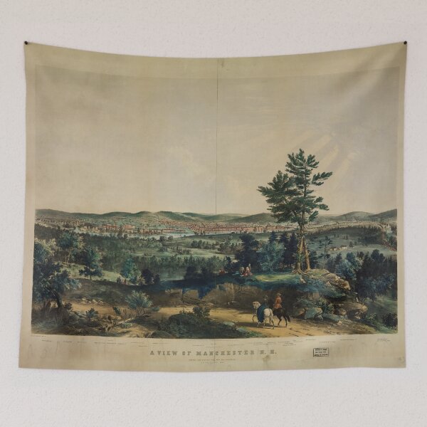 Item preview, Manchester, New Hampshire (1855) designed and sold by allhistory.