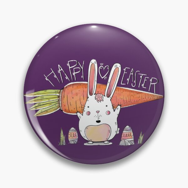 Item preview, Happy Easter carrot bunny designed and sold by urban-color.