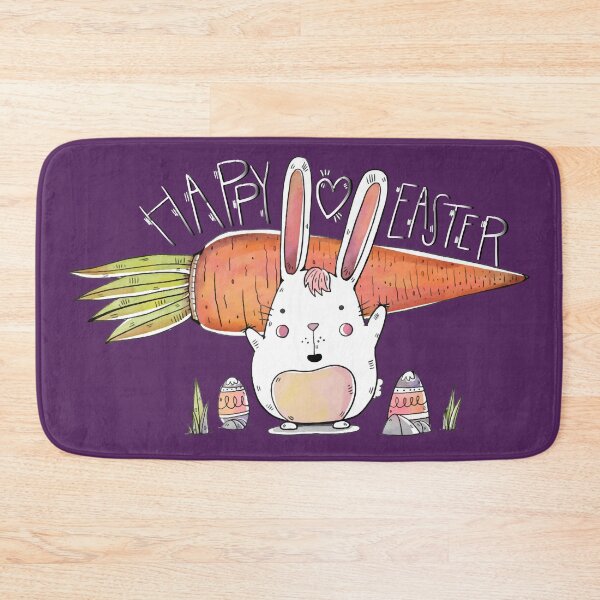 Item preview, Happy Easter carrot bunny designed and sold by urban-color.