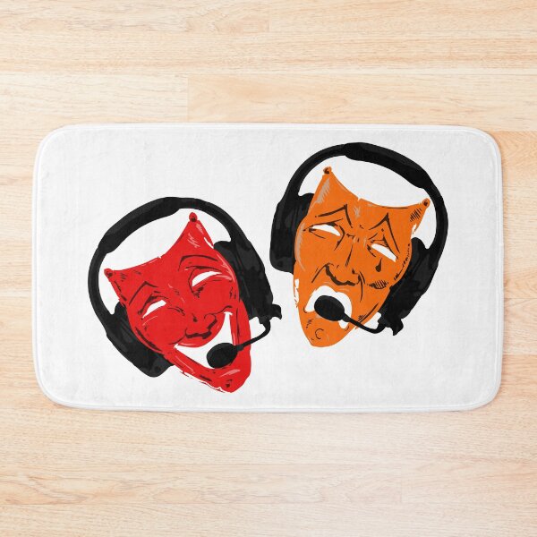 Item preview, Theatre Faces - Red, Orange designed and sold by KiannasMind.